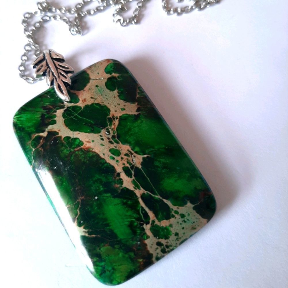 Sea Sediment Jasper Pendant